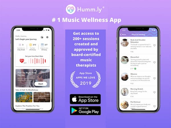 HIT1MILLION-Humm.ly – Live Better with Music App: Lifetime Subscription for $39
