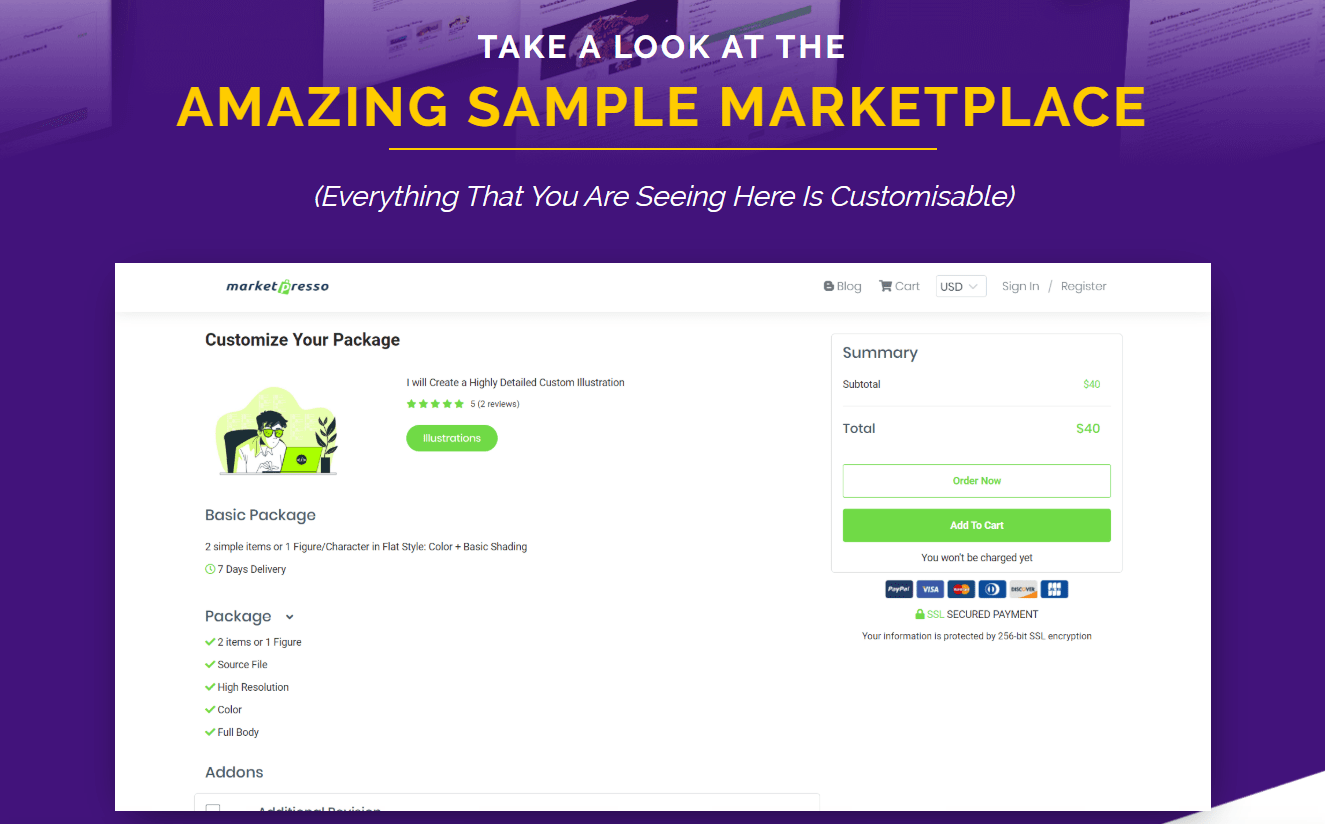 Only Lifetime Deal Lifetime Deal to MarketPresso content