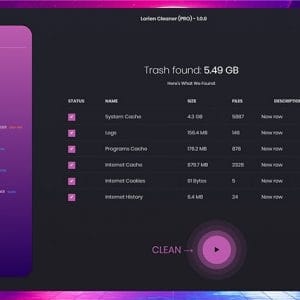HIT1MILLION-Lorien Cleaner: The Best Junk Cleaner for PC with Lifetime Access for $19