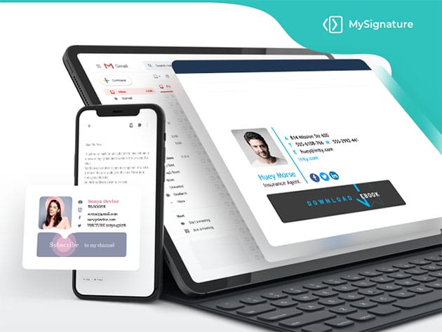 HIT1MILLION-MySignature Email Signature Generator (3 Signatures/Lifetime) for $29