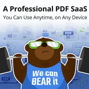 HIT1MILLION-PDFBEAR All in One PDF Software: Lifetime Subscription for $69