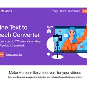 HIT1MILLION-Notevibes Text to Speech Personal Pack: Lifetime Subscription for $69
