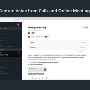 HIT1MILLION-Pinstriped Call & Meeting Notes Premium Plan: Lifetime Subscription for $39