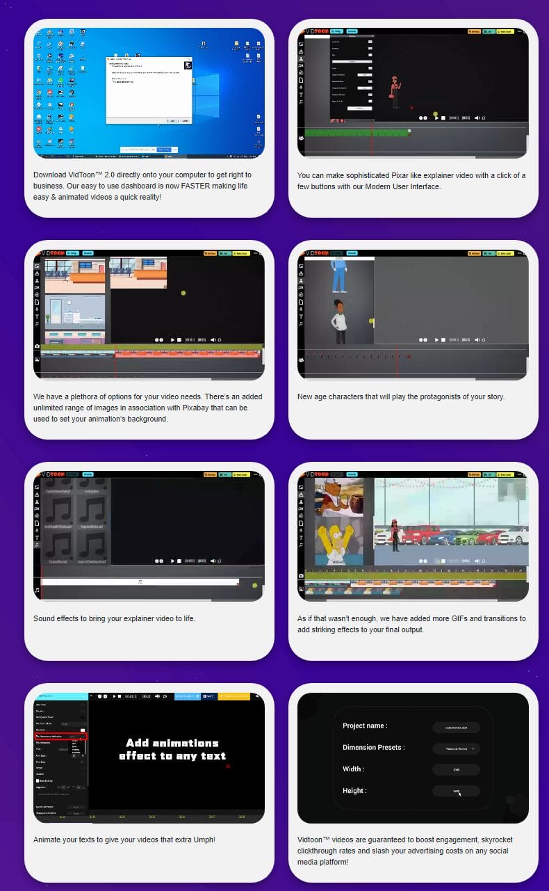 Only Lifetime Deals Vidtoon features