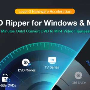 HIT1MILLION-Convert and Backup Any Old/New DVD to MP4 Video – only $19!