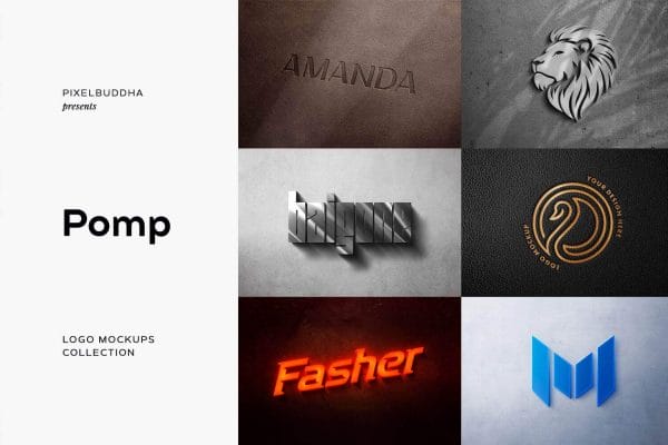 HIT1MILLION-30 in 1 Branding Logo Mockup Collection – only $8!