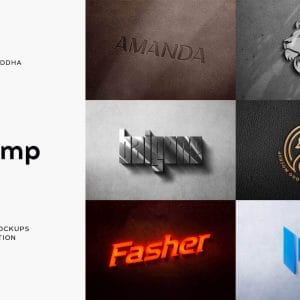 HIT1MILLION-30 in 1 Branding Logo Mockup Collection – only $8!