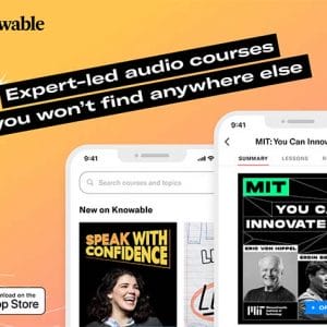 HIT1MILLION-Knowable Audio Learning Platform: Lifetime Subscription for $59