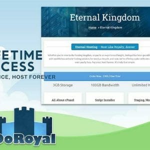 HIT1MILLION-DoRoyal Eternal Kingdom Lifetime Website Hosting for $49