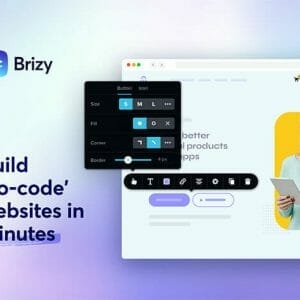 HIT1MILLION-Brizy Next-Gen WordPress Website Builder: Lifetime Freelancer Plan for $69