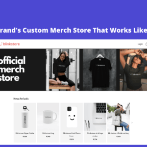 HIT1MILLION-Lifetime Deal to Blinkstore: Store + Merch for $0