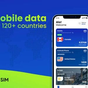 HIT1MILLION-aloSIM Mobile Data Traveler Lifetime eSim Credit: Pay $25 for $50 for $25