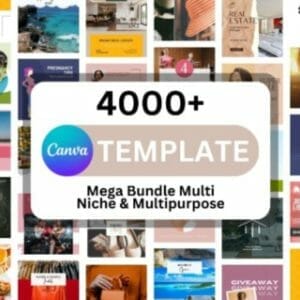 HIT1MILLION-Lifetime Deal to 4000+ Canva Social Media Template for Marketer