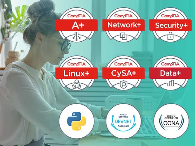 HIT1MILLION-The 2023 All-In-One CompTIA & IT Lifetime Training Bundle for $19