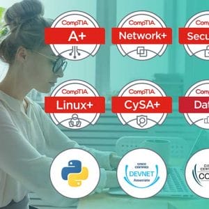 HIT1MILLION-The 2023 All-In-One CompTIA & IT Lifetime Training Bundle for $19