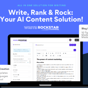 HIT1MILLION-Lifetime Deal to Writerockstar: Star P;an for $49