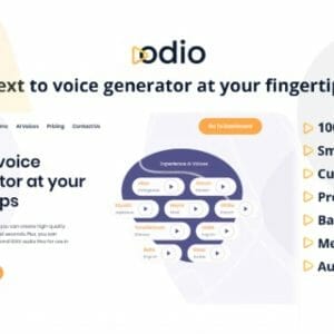 HIT1MILLION-Lifetime Deal to Odio.ai – Text to Speech Converter: Lifetime Plan for $79