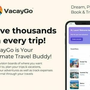 HIT1MILLION-VacayGo™ Ultimate Travel Deals & Planning Tool: Lifetime Pro Subscription for $39