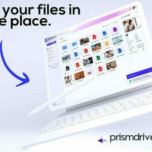 HIT1MILLION-Prism Drive Secure Cloud Storage 20TB: Lifetime Subscription for $99