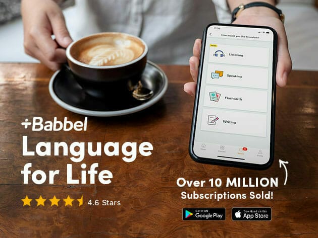 HIT1MILLION-Babbel Language Learning: Lifetime Subscription (All Languages) for $199