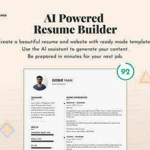HIT1MILLION-The Complete Resoume AI Assistant Resumé Writer: Lifetime Subscription for $39