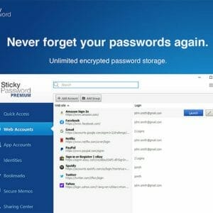 HIT1MILLION-Sticky Password Premium: Lifetime Subscription for $29