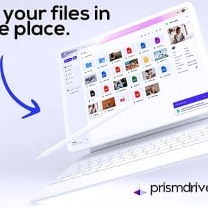 HIT1MILLION-Prism Drive Secure Cloud Storage: Lifetime Subscription (20TB) for $99