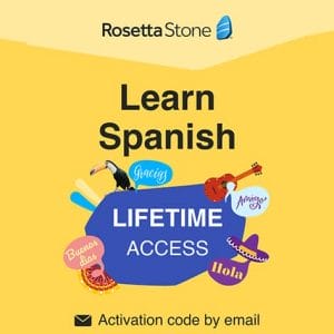 HIT1MILLION-Rosetta Stone: Lifetime Subscription to Learn Spanish (Latin American) for $119