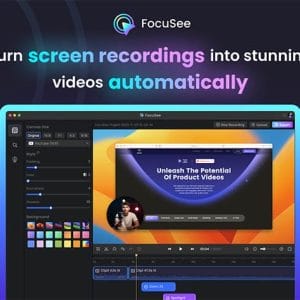 HIT1MILLION-FocuSee Screen Recording Tool: One-Time Lifetime Subscription for $39
