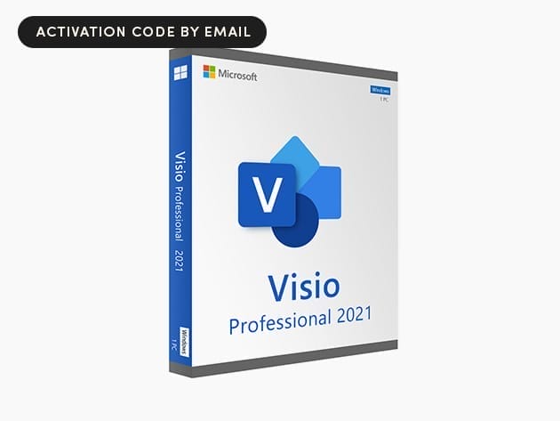 HIT1MILLION-Microsoft Visio 2021 Professional: Lifetime License for Windows for $19