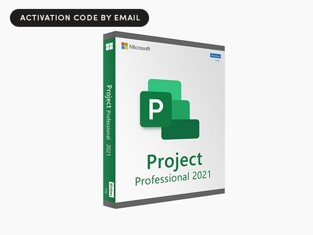 HIT1MILLION-Microsoft Project 2021 Professional: Lifetime License for Windows for $29