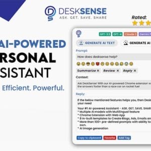 HIT1MILLION-DeskSense AI Assistant – Basic Plan: Lifetime Subscription for $49