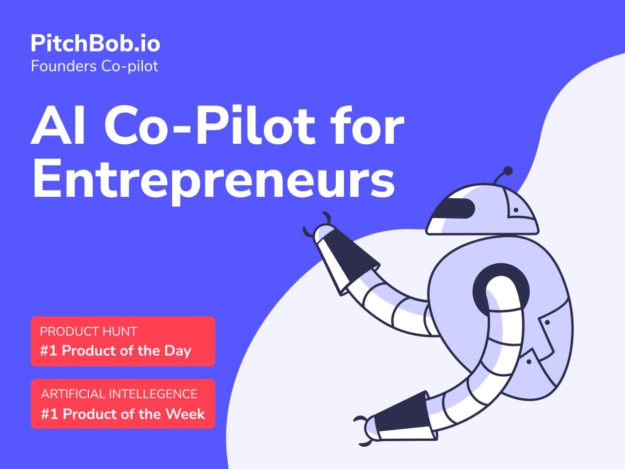 HIT1MILLION-PitchBob: AI Pitch Deck Generator & Startup Building Co-Pilot: Super Pro Lifetime Subscription for $49
