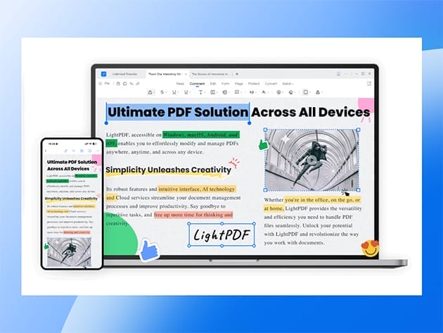 HIT1MILLION-LightPDF AI-Powered Premium Plan: Lifetime Subscription for $79