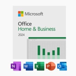 HIT1MILLION-Microsoft Office 2024 Home & Business for Mac or PC Lifetime License for $159