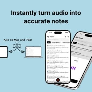 HIT1MILLION-My Notes AI Pro Plan: Lifetime Subscription – AI Note Transcriber & Summarizer for $39