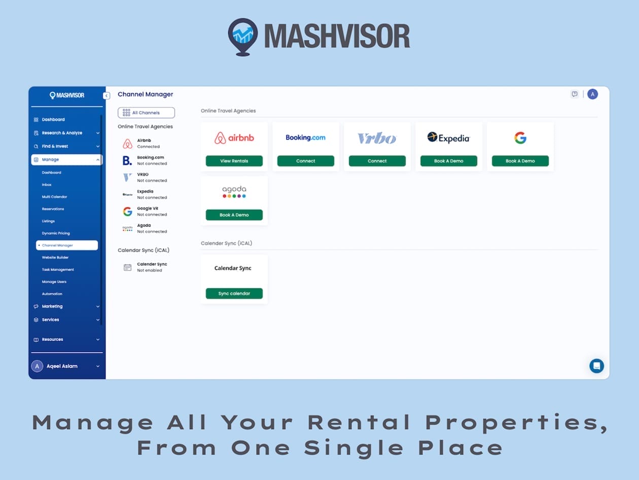 HIT1MILLION-Mashvisor Vacation Rental Manager: Lifetime Subscription for $39
