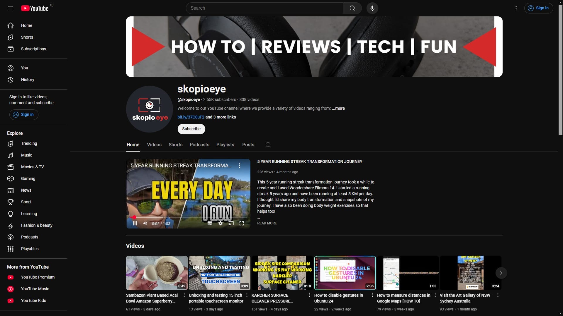 HIT 1 MILLION skopioeye YouTube Channel