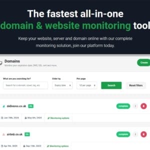 HIT1MILLION-Domain Monitor Pro Plan: Lifetime Subscription for $49