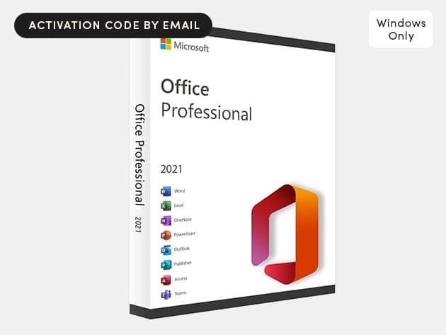 HIT1MILLION-Microsoft Office Pro 2021 for Windows: Lifetime License + FREE Microsoft Training Bundle for $49