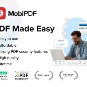 HIT1MILLION-MobiPDF Ultimate Plan: Lifetime Subscription for $49
