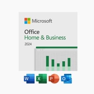 HIT1MILLION-Microsoft Office 2024 Home & Business for Mac or PC Lifetime License for $169